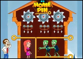 Home Pin - Terkedilmiş bir eve taşınan kahramanımıza kötü adamları yok etmesi ve karısını kurtarmasına yardım edin