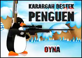 Karargah Destek Penguen - Karargahı ele geçirmek isteyen düşman penguenlerin işini bitirin