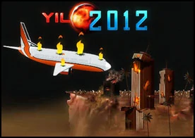 Yıl 2012 - Dünya yokoluyor yıkıntılardan kaç uçağa ulaş uçakla denizaltıya yetiş güvenli bölgeye ulaş