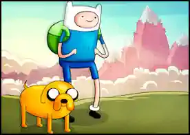 Adventure Time Kaçış - Adventure Time kahramanlarından Finn ve Jack engellerle dolu yolda son hız kaçıyorlar onlara yardımcı ol