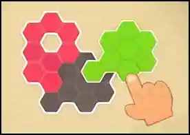 Altıgen Bloklar - Renkli altıgen blokları uygun şekilde yerleştir yeni bölümlerin kilidini aç