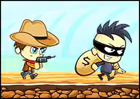 Banka Soyguncusu - Kasabanın şerifi olarak bankayı soyan hırsızın peşinden koşarak onu yakala