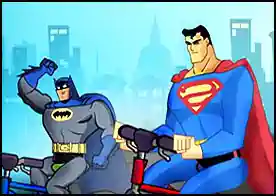 Batman ile Süperman Yarış - Batman ile Süperman arasında kıyasıya bir yarış var tarafını seç onu şampiyon yap