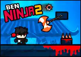 Ben Ninja 2 - Usta ninja ninja becerilerinizi sınamak için sizi zorlu bir teste tabi tuttu tüm engelleri aşıp eğitimi başarıyla tamamlayın