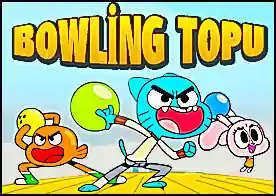 Bowling Topu - Gumball Darwin ve  Anais bowling toplarını kullanarak istilacı yaratıkları durduruyor