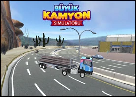 Büyük Kamyon Simülatörü - Şehir ortamında kamyonunuzla yük taşıyarak para kazanın