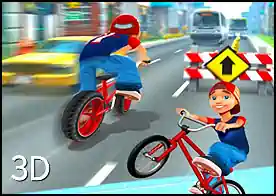 Çılgın Bisiklet - BMX'ine atla çılgın yollarda çılgınca bisiklet sür engelleri aş