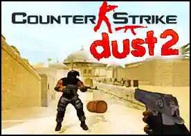 Counter Strike Dust 2 - Counter Strike sevenler Dust haritasında 32 kişi online kapışabilirsiniz