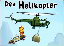 Dev Helikopter - Dev helikopteri kullanarak ilk yardım araçlarının yollarını açarak ilerlemelerini sağla