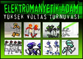 Elektromanyetik Adam - Dünyanın en iyi elektromanyetik dövüşcülerin katıldığı Yüksek Voltaj Turnuvasına hoşgeldin.