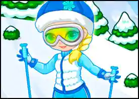 Elsa Kayak Pisti - Elsa kayak pistine kaymaya gitmek istiyor ona hazırlanmasında yardımcı ol