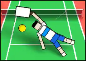 Fizik Tenis - Fizik kurallarına uygun şekilde hareket eden adamımızla tenis oynayın