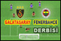 Ezeli rekabet devam ediyor, Galatasaray Fenerbahçe derbisi başlıyor.