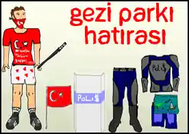 Gezi Parkı Hatırası - Gezi parkı direnişçilerini ya da polisi çeşitli şekillerde donat