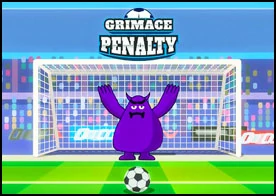 Grimace Penaltı - Kalede sürekli hareket eden Grimece'yi gol yağmuruna tut