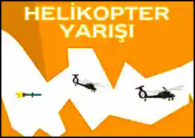 Helikopter Yarışı - Tehlikeli engebelerle dolu arazide kıyasıya bir helikopter yarışına hazır olun