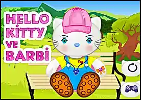 Hello Kitty ve Barbi - Hello Kitty ve Barbi'ye kuaförde önce saçlarını yıka sonra kurula sonra süsle sonra elbisesini seçip makyaj yap