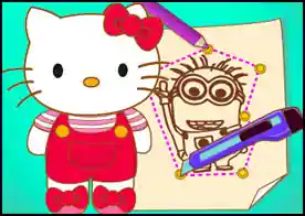 Hello Kitty Yüz Boyama - Kızlar Hello Kitty'e doğum günü partisi için yardımcı olmaya hazır mısınız?