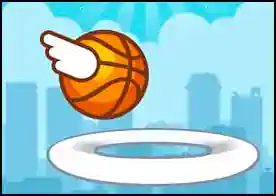Kanatlı Basket Topu - Bir basketbol topuna iki çift kanat ekledik ve tek dokunuşta uçan süper bir topumuz oldu