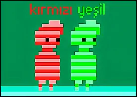 Kırmızı Yeşil - 6 bölümden oluşan kırmızı ve yeşil iki adamın dostluğunu anlatan iki kişilik bir oyun