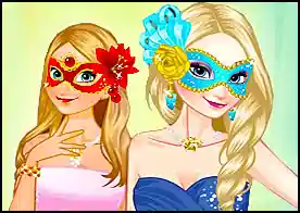 Kızlar Maskeli Baloda - Karlar ülkesinin güzel kızları Elsa ve Anna maskeli baloya gitmek için hazırlık yapıyor onlara yardımcı olun