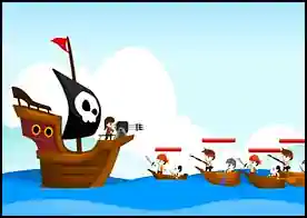 Korsan Avcısı - Açık denizlerde diğer korsan gemilerini batırarak tüm ganimeti ele geçir yükseltmeler yap okyanusun en güçlü korsanı ol