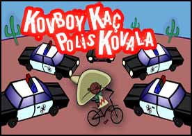 Kovboy Kaç Polis Kovala - Yasak bölgeye gir ve peşine düşen polislerden kaç kaçabildiğin kadar