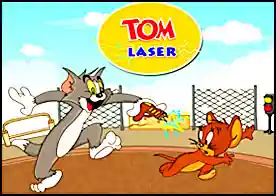 Lazer Tom - Eline elekrtoşok silahı geçiren Tom onunla Jerry'nin peşine düşer