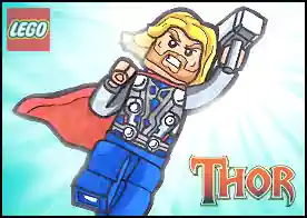 Lego Thor - Marvel yenilmezlerin en güçlülerinden biri olan asgardlı odinin oğlu Thor düşmanlarına karşı savaşıyor ona yardımcı olun