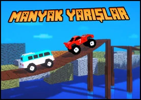 Manyak Yarışlar - Zıplayan arabaların zıplayan yollardaki manyak bir okadar da çılgın macerasına katılın