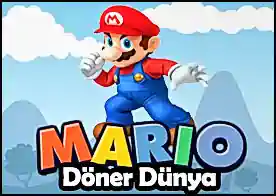 Mario Döner Dünya - Süper Mario'ya engellerle dolu bu döner dünyadaki macerasında yardımcı olun