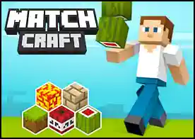 MatchCraft - Minecraft karakterleri bu sefer zekanızı zorlayacak bir oyunla karşınızda