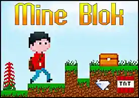 Mine Blok - Minecraft sevenler bu bloklardan oluşan 2D dünyada macera sizi bekliyor