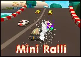 Mini Ralli - Rengarenk mini sevimli arabalarla tekli yarışlar veya turnuvalara katılın