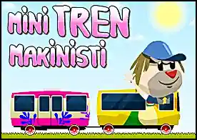 Mini Tren Makinisti - Mini trenin makinisti olarak lokomotifi kontrol et ve yolcuları gidecekleri yere ulaştır