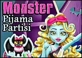 Monster Pijama Partisi - Monster High kızları pijama partisi yapıyorlar onlara eğlencelerinde eşlik edin