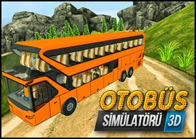 Otobüs Simülatörü 3D - Dağlık bir bölgede tehlikelerle dolu bir güzergahta bir tur şoförü olarak işe başlarsın