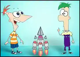 Phineas and Ferb Aya Yolculuk - Phineas and Ferb yeni yılda aya yolculuk yapmayı planlıyor onlara eşlik edin