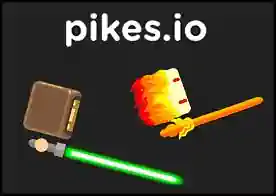 Pikes.io - Bu acımasız online çok oyunculu savaş oyununda arenadaki tüm online rakiplerinizi mızrağınızın ucunda sallandırın