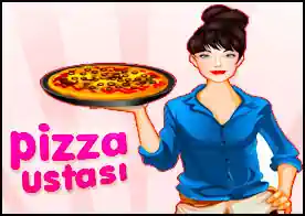 Pizza Ustası - Önce malzemeleri bir güzel doğruyoruz sonra müşterinin istediği pizzayı hazırlıyoruz