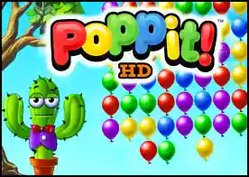 Poppit HD - Aynı renk balon gruplarını patlatarak en az sayıda balon kalmasını sağla