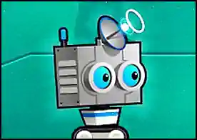 Robot Robi - erinde zor bir günün ardından temizleme makinasına giren robot robi peşinden giren paslı robotun makineyi bozmasıyla kötü robotlar arasında kalır