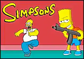 Simpsonlar 3D - Bart Simpson olarak homerin çalınan tüm böreklerini topla şehri hırsızlardan arındır