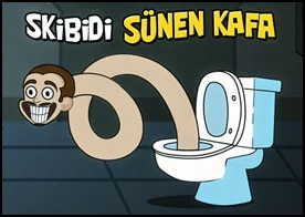 Skibidi Sünen Kafa - Skibidi tuvalet bu sefer etraftaki kamerakafa ajanlara dokunup onları tuvalete dönüştürüyor