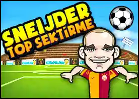 Sneijder Top Sektirme - Galatasaray'ın son transferleri dünyaca ünlü futbolcu Wesley Sneijder ile top sektirmeye başlayın