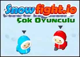 Snowfight.io - Online multiplayer bu oyunda dünyanın dört bir yanından online gerçek rakiplerinize karşı kıyasıya bir kartopu savaşına katılın