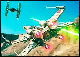 Star Wars Hava Saldırısı - Yıldız gemisinin kaptanı olarak verilen görevleri tamamla işaretli düşman gemilerini düşür
