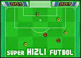 Süper Hızlı Futbol - Langırt türü bu futbol oyununda rakibin adamlarını aşarak topu ağlara gönder
