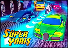 Süper Yarış - Süper araçlarla süper mekanlarda kıyasıya bir yarışa hazır olun