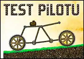 Test Pilotu - İstediğin tipte bir araç tasarla uygun bir motor tak yakıt deposu ekle ve bu aracı test ederek çıkışa ulaş